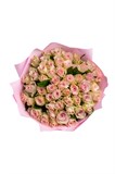 Букет из 51 розовой розы (Кения) в оформлении 2471_97FC6