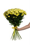 Букет из 15 желтых хризантем (Просекко) 2495